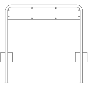 Galge lav 23,5x150 cm