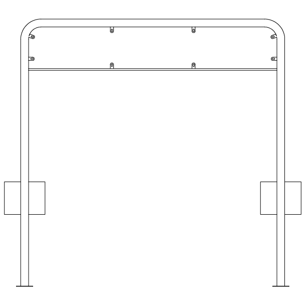 Galge lav 23,5x150 cm