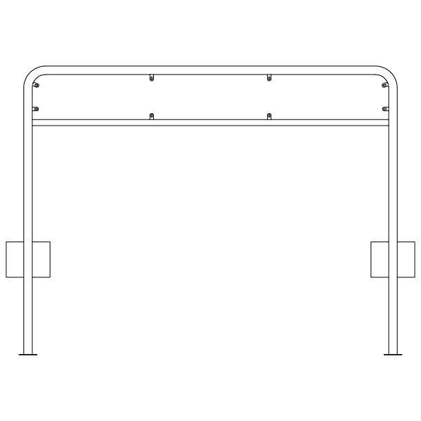 Galge lav 23,5x200 cm