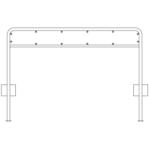Galge lav 23,5x225 cm