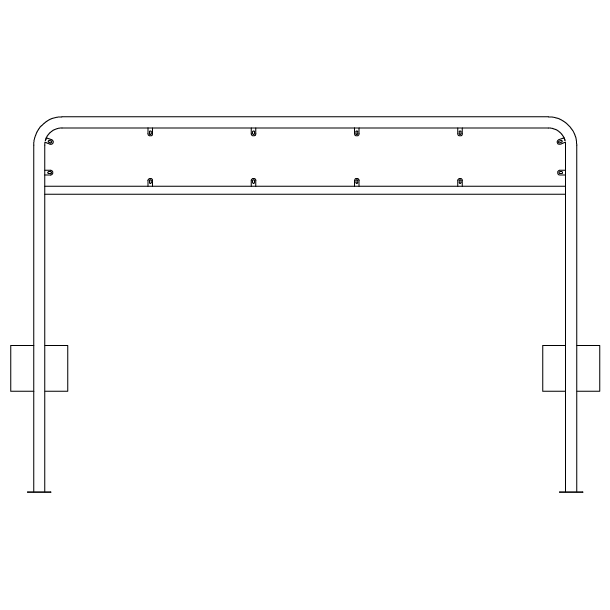 Galge lav 23,5x225 cm