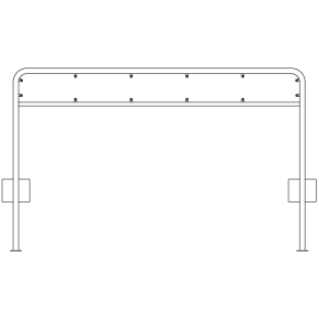 Galge lav 23,5x250 cm