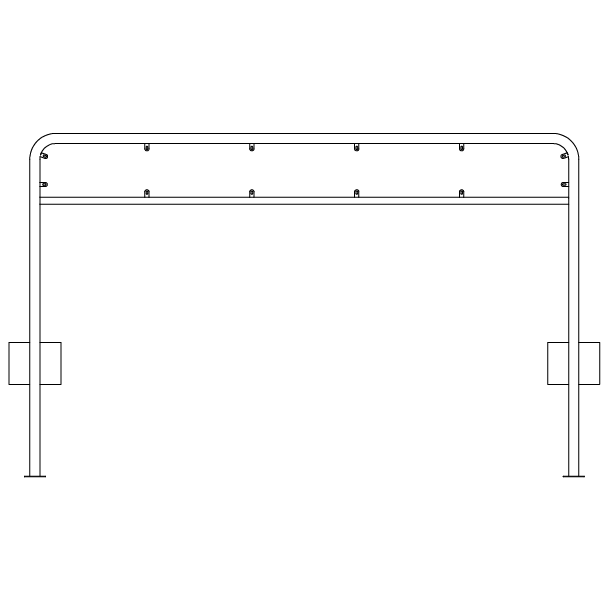 Galge lav 23,5x250 cm