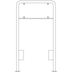 Lav galge til 30 cm høje tavler