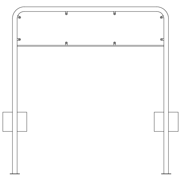 Galge lav 33x150 cm