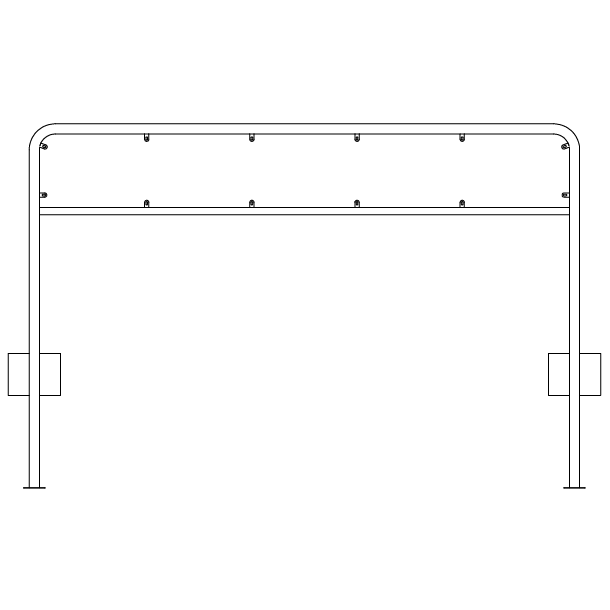Galge lav 33x250 cm