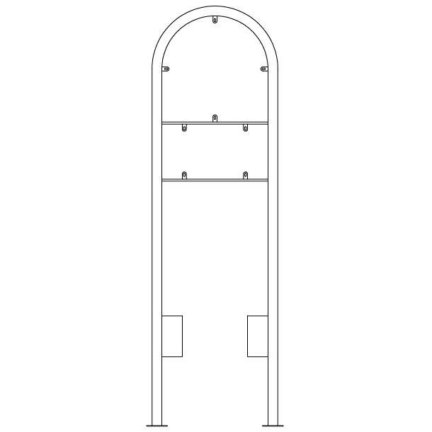Galge lav 50 cm + 25x50 cm
