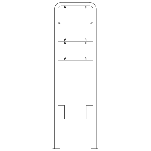 Galge lav 50x50 + 25x50 cm