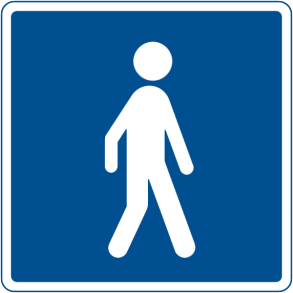 E21,2 - Anbefalet rute for vandrere