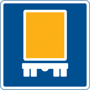 E22,2 - Anbefalet rute for køretøjer med farligt gods