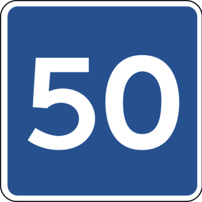 E39-50 - Anbefalet hastighed