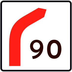 E41-90 - Hastighedsangivelse for frakørsel