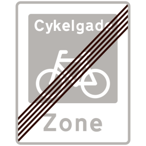 E48 - Ophør af cykelgade