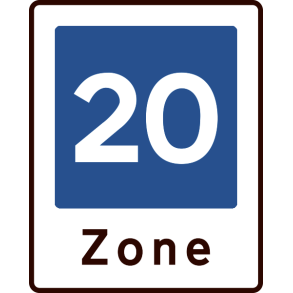 E53-20 - Område med fartdæmpning