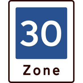 E53-30 - Område med fartdæmpning