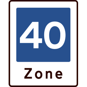 E53-40 - Område med fartdæmpning