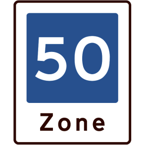 E53-50 - Område med fartdæmpning