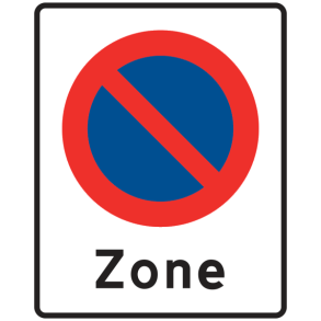 E68 - Zone med parkering forbudt