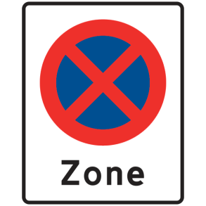 E68,2 - Zone med standsning forbudt