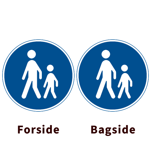 D22/D22 - Gangsti - dobbeltsidet - 70cm