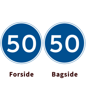 D55-50/D55-50 - Mindste hastighed - dobbeltsidet