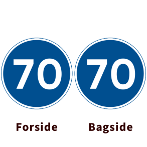 D55-70/D55-70 - Mindste hastighed - dobbeltsidet