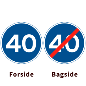 D55-40/D56-40 - Mindste hastighed og ophør - dobbeltsidet