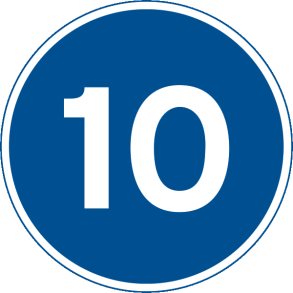 D55-10 - Mindste hastighed