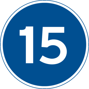 D55-15 - Mindste hastighed