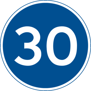 D55-30 - Mindste hastighed