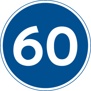 D55-60 Mindste hastighed