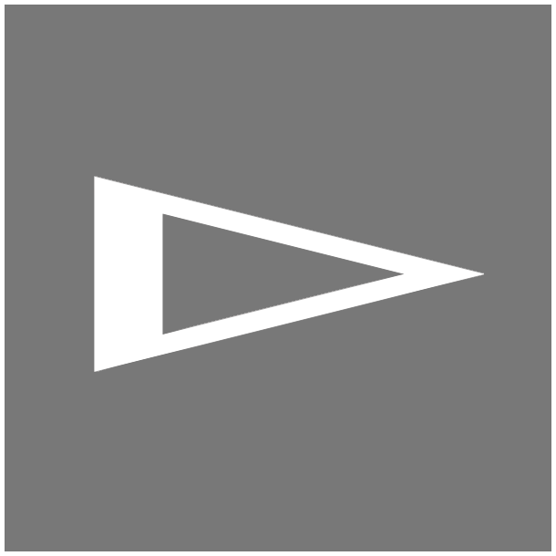 Premark Trekantsymbol - 4000x2000 mm - hvid