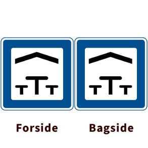 M138/M138 - Picnicområde med eller uden tag - dobbeltsidet