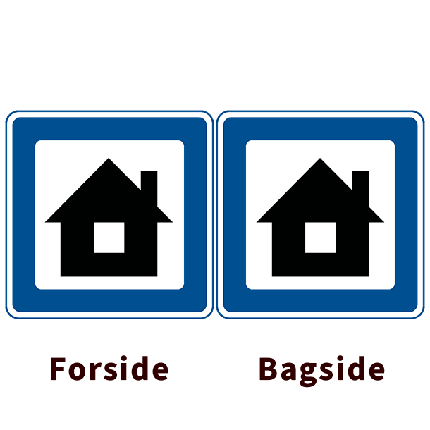 M33/M33 - Campinghytter - dobbeltsidet - 50x50cm