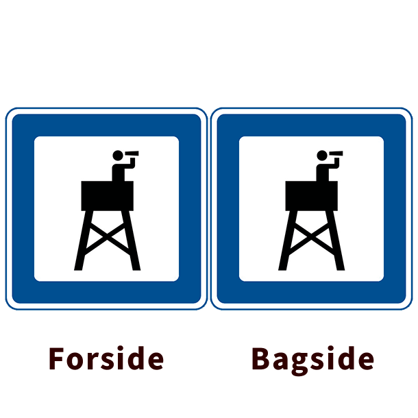 M38/M38 - Udsigtstrn ved strre naturomrder - dobbeltsidet - 50x50cm
