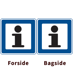 M61/M61 - Udendørs information - dobbeltsidet