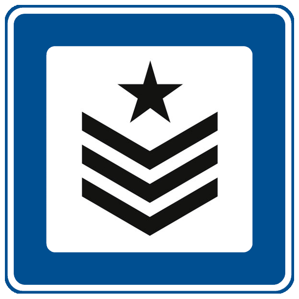 M127 - Militr og lign. - 50x50cm