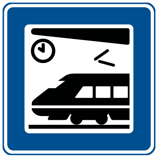 M13 - Jernbanestation - 50x50cm