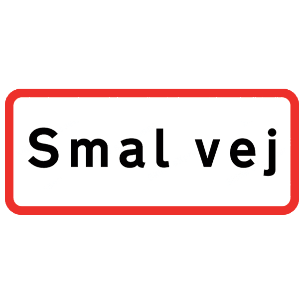 UA43,1 - Smal vej - 25x50cm