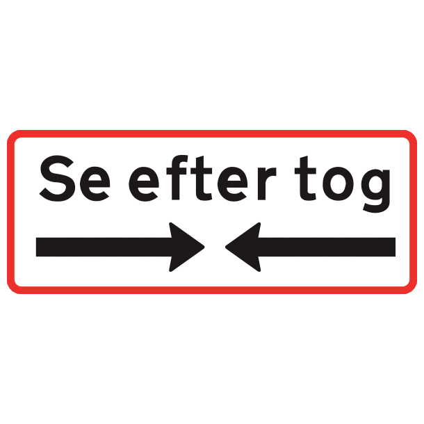 UA72 - Se efter tog - 25x50cm