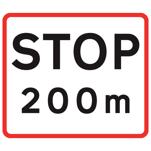 UB11,1 - STOP 200 m R/H/S - 60x70cm
