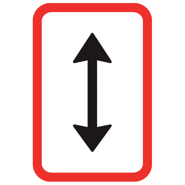 UC60,1 - Pil begge retninger R/H/S - 30x20cm