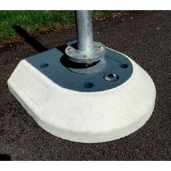 Helleanl�g Blok 100x50x13cm, incl. skruer og plugs (excl. pullert/skilt)