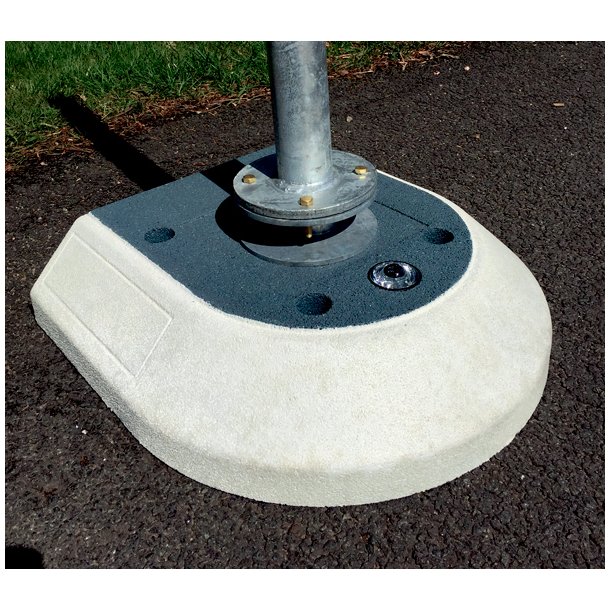 Helleanl�g Blok 100x50x13cm, incl. skruer og plugs (excl. pullert/skilt)